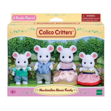 Calico Critters - Marshmallow Mouse Family    