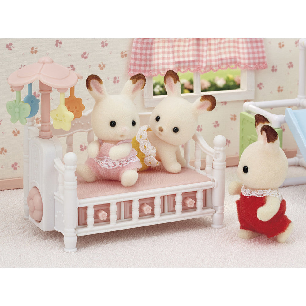 Calico Critters - Crib With Mobile    