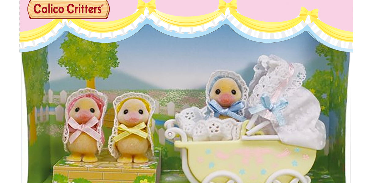 Calico Critters Darling Ducklings Baby Carriage — Bird in Hand