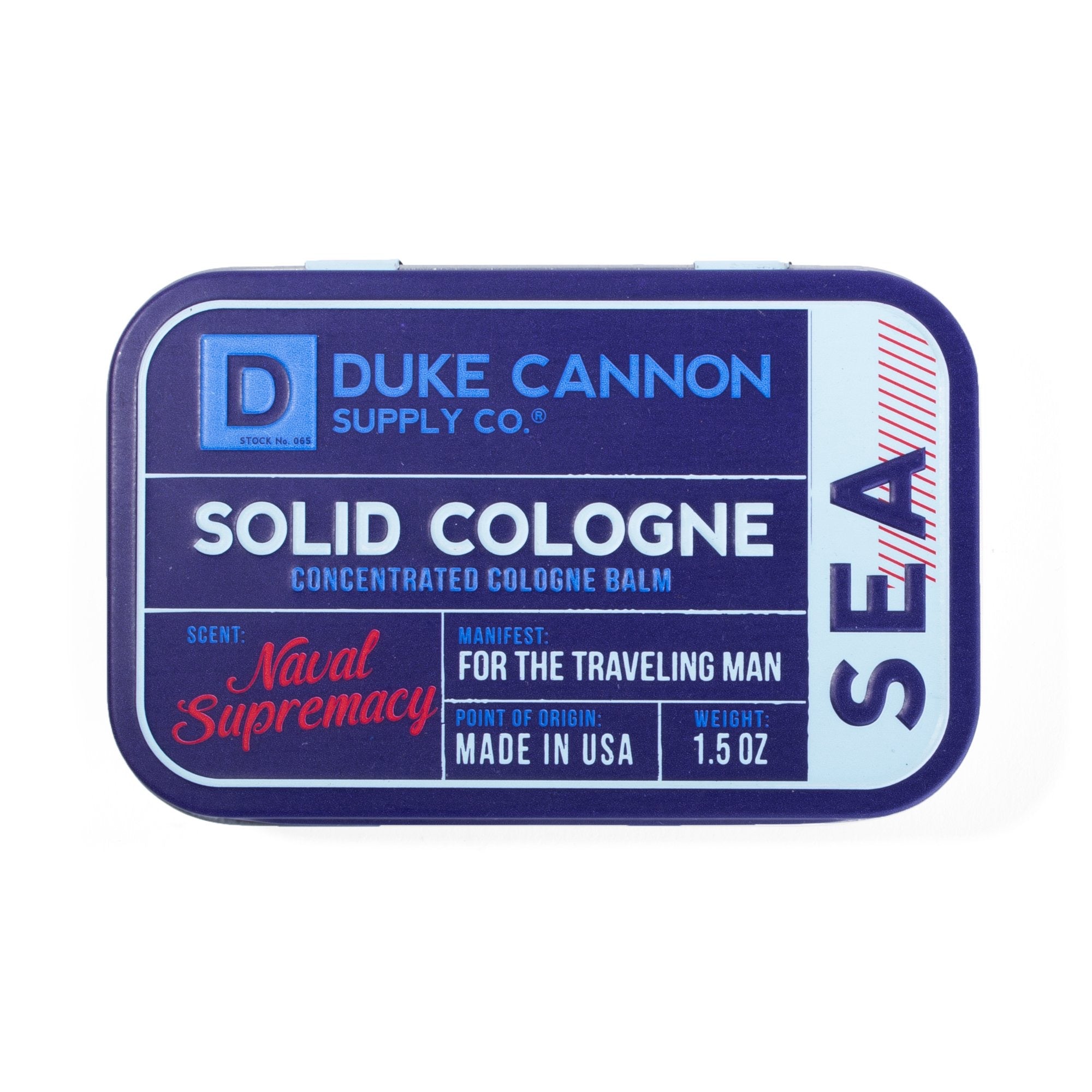 Duke Cannon Solid Cologne - Sea Naval Supremacy    