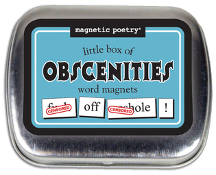 Magnetic Poetry - Little Box of Obscenities    