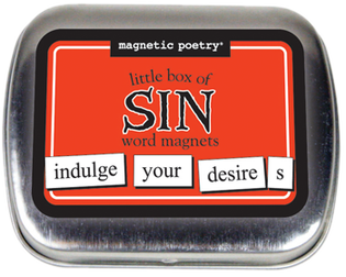 Magnetic Poetry - Little Box of Sin    