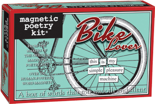 Magnetic Poetry - Bike Lover    