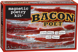 Magnetic Poetry - Bacon Poet    