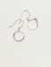 Holly Yashi Phoebe Gemstone Petite Hoop Earrings - Amethyst/Silver    
