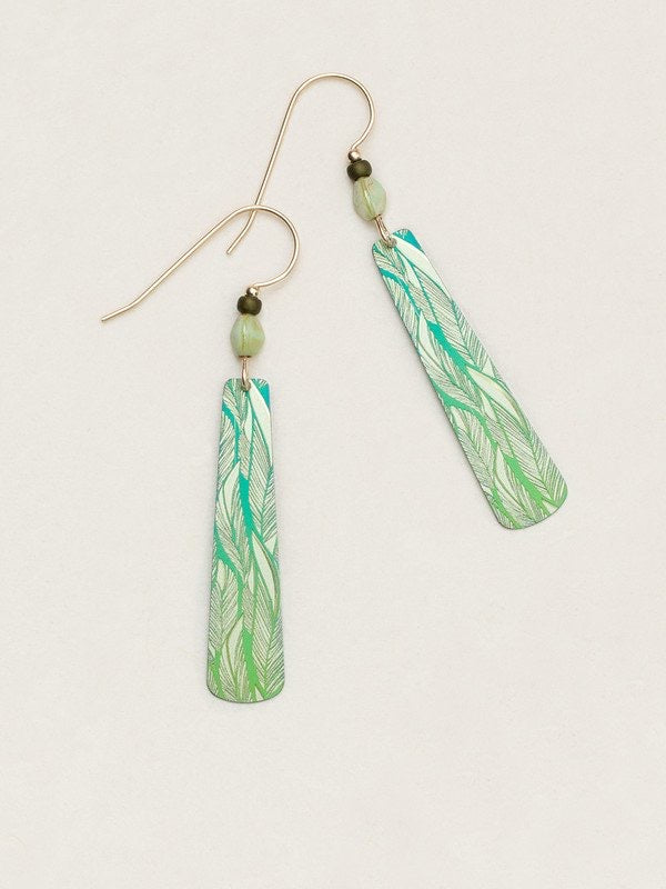 Holly Yashi Nora Earrings - Torrid Green    