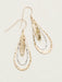 Holly Yashi Still Waters Earrings - Gold/Silver    