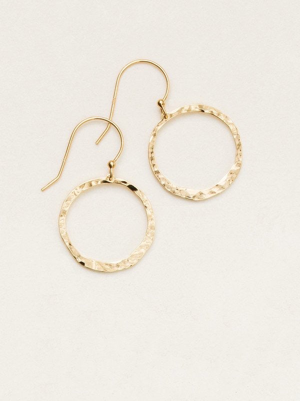 Holly Yashi Connie Petite Hoop Earrings - Gold    