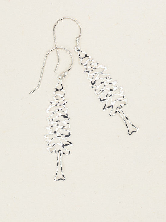 Holly Yashi Redwood Earrings - Silver    