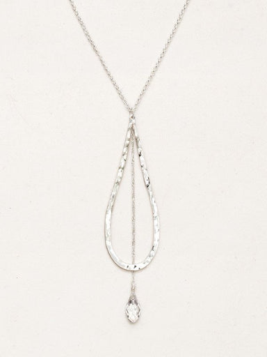Holly Yashi Celestine Drop Necklace - Silver    