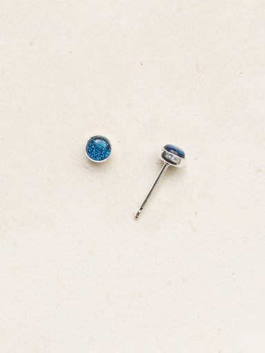 Holly Yashi Petite Bonita Post Earrings - Silver/Lagoon    