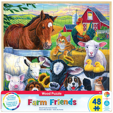 Farm Friends 48 Piece Wooden Puzzle    