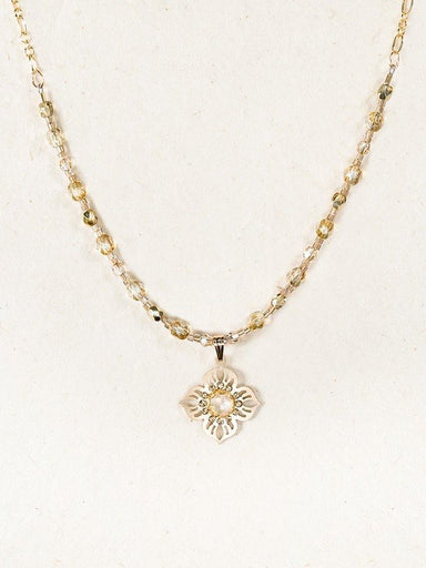 Holly Yashi Bella Flora Beaded Necklace - Gold    