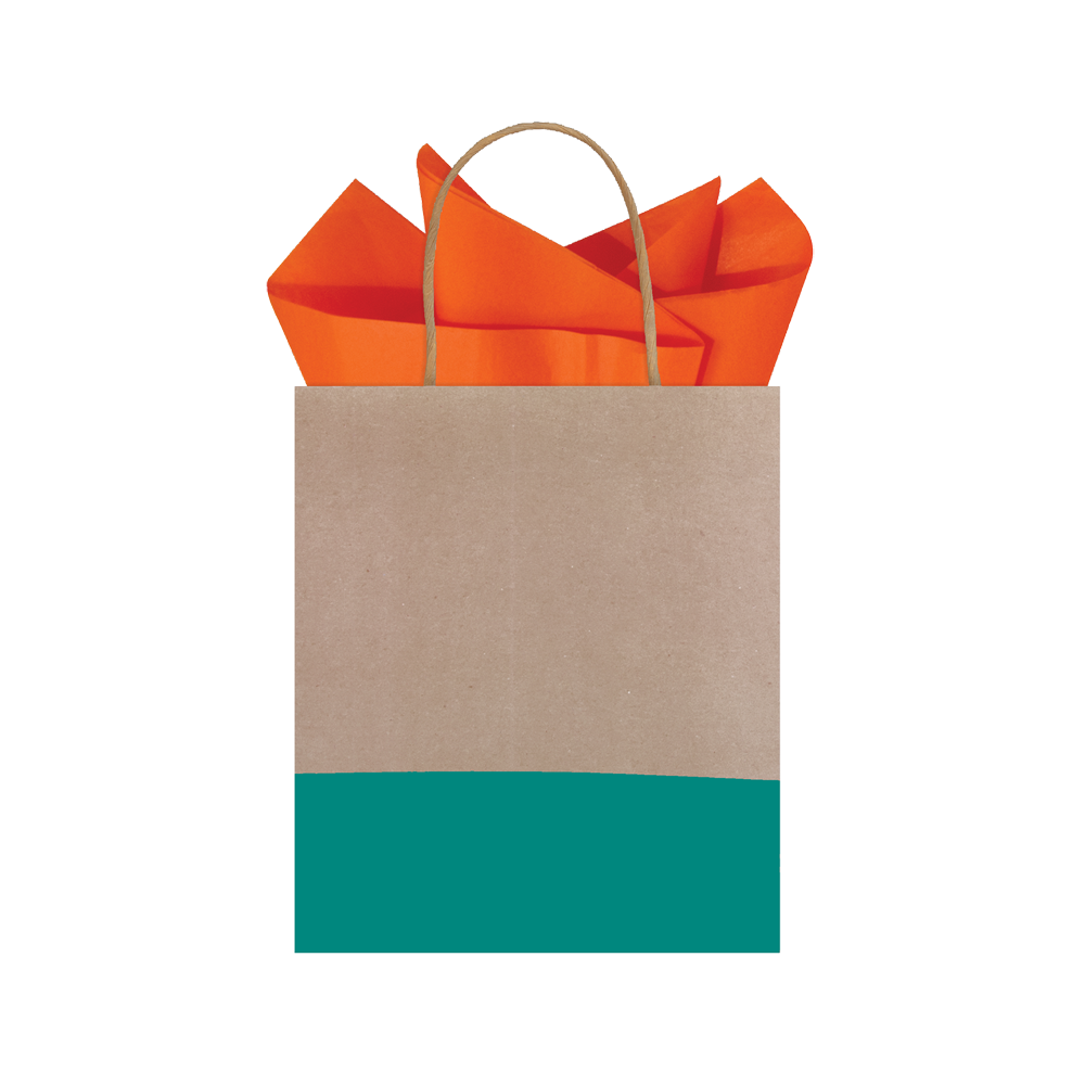 Ocean Dip - Medium Kraft Gift Bag    