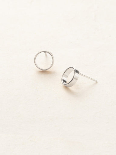 Holly Yashi Jolene Small Post Earrings - Silver    