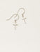Holly Yashi Petite Love and Honor Cross Earrings - Silver    