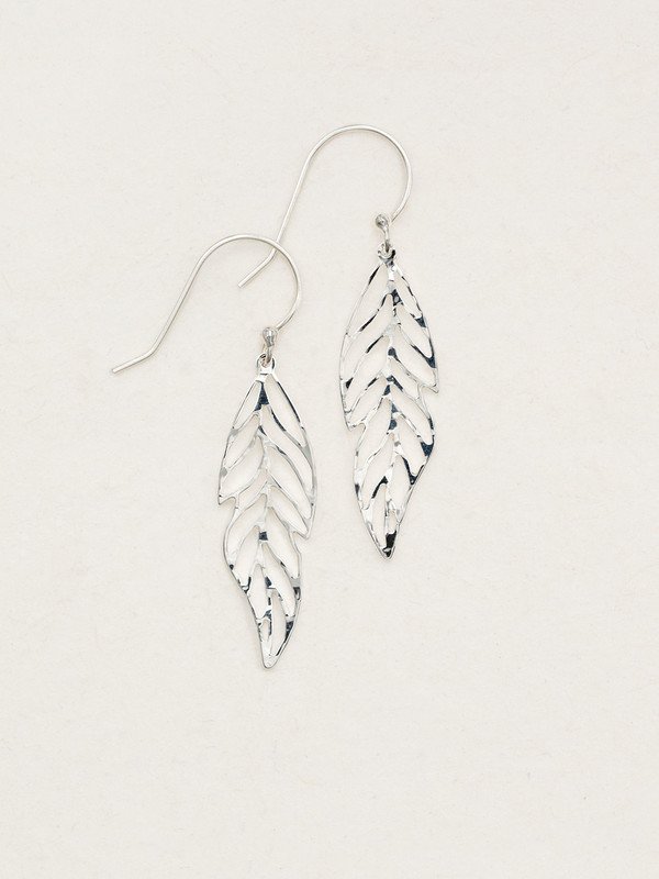 Holly Yashi Plume Earrings - Silver    