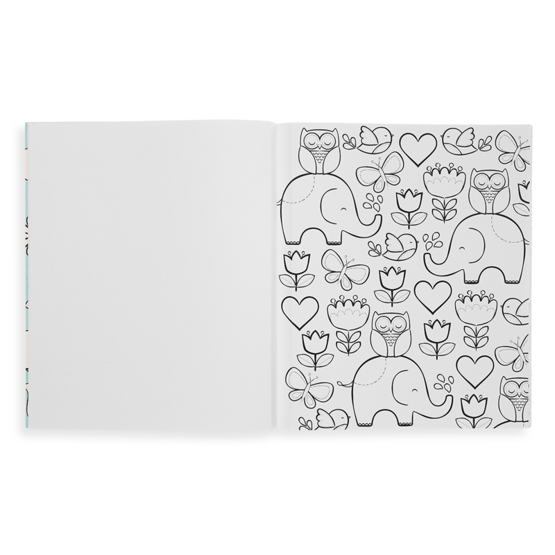 Color-in' Book - Little Cozy Critters    