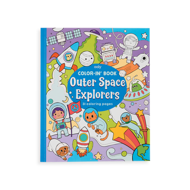 Color-in' Book - Outer Space Explorers    