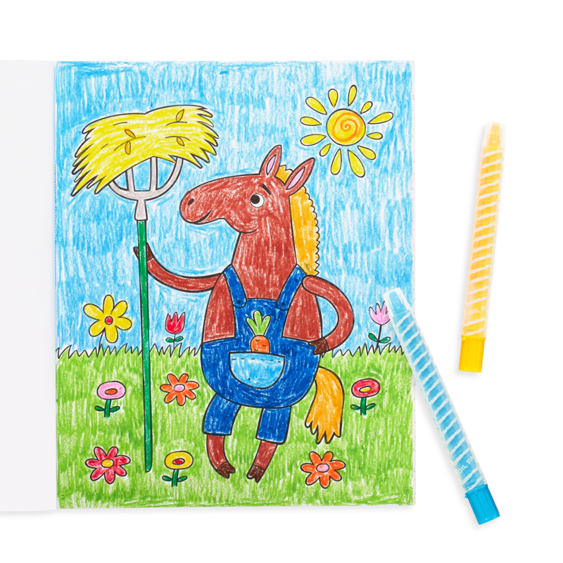 Color-in' Book - Little Farm Friends    