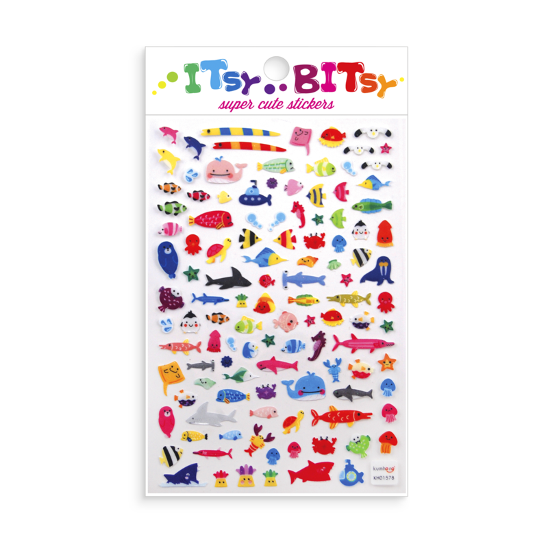 Itsy Bitsy Stickers - Little Sea Life    