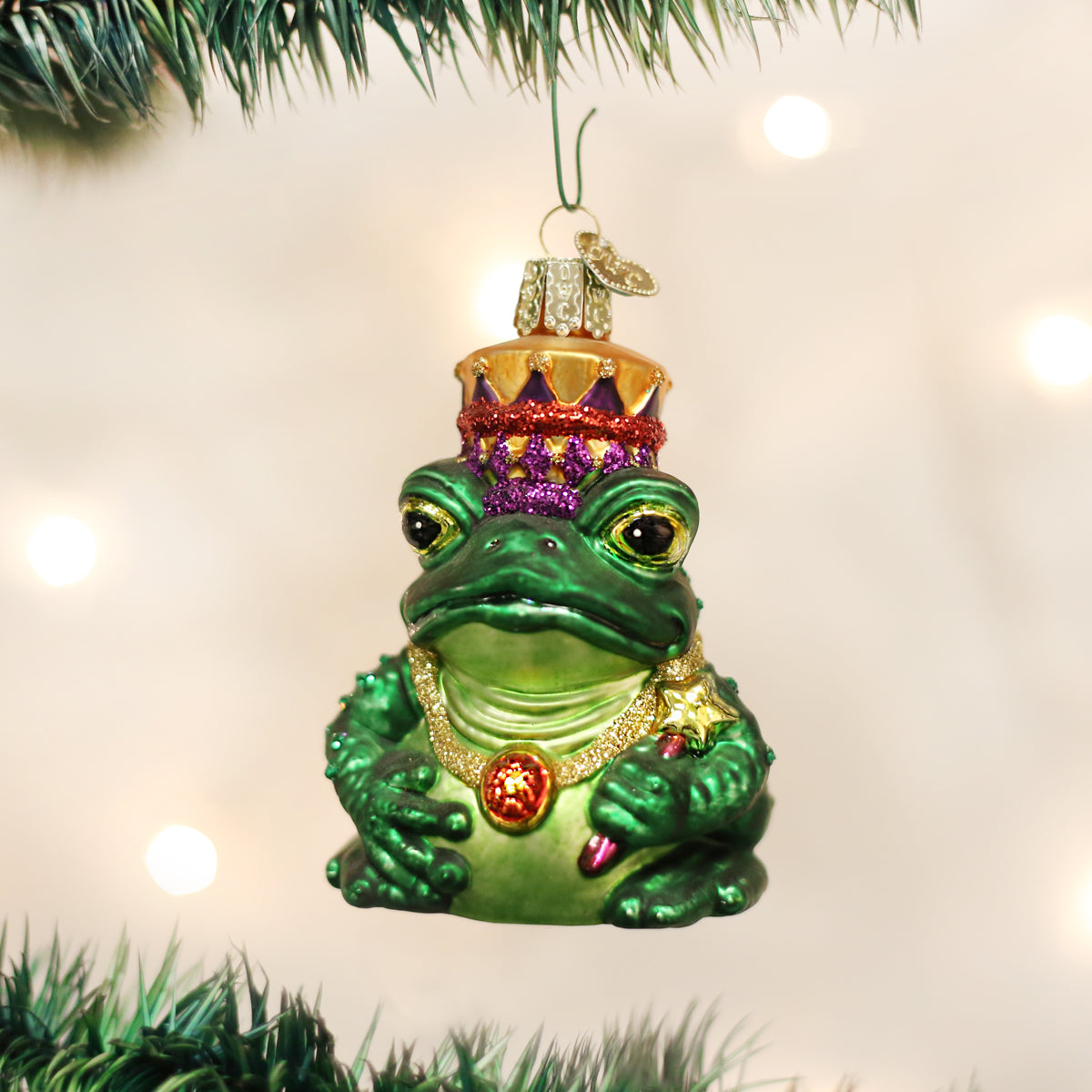 Old World Christmas The Frog King Ornament    