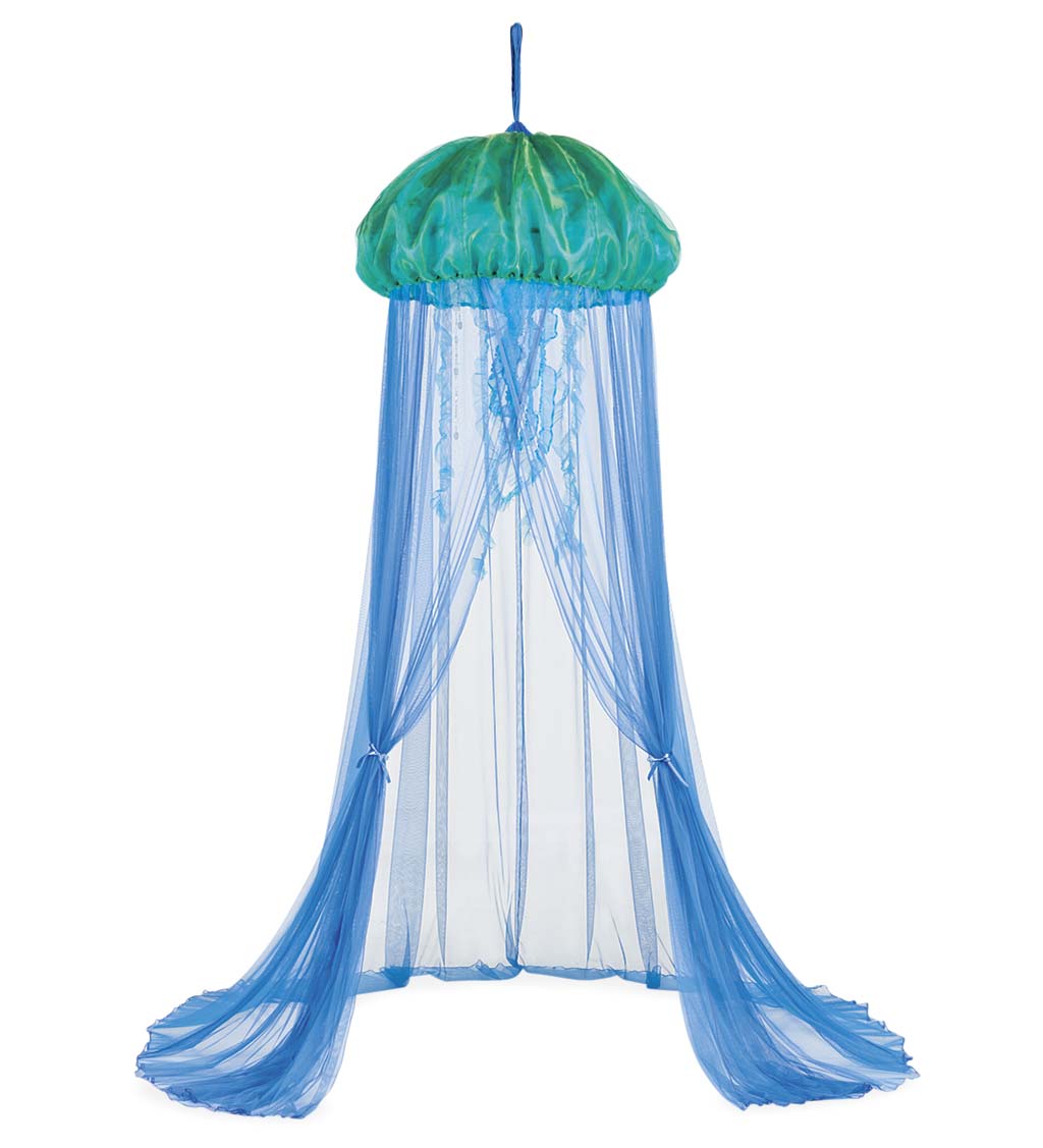 Aquaglow Light Up Jellyfish Canopy - Blue    