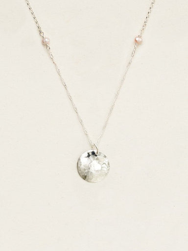Holly Yashi Ashley Pendant Necklace - White/Silver    