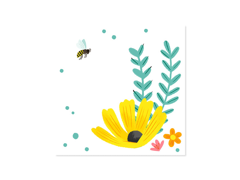 Garden Bumble Bee Happy Mothers Day - Pop Up Greeting Card    