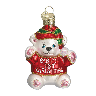 Old World Christmas - Baby's First Christmas Ornament    