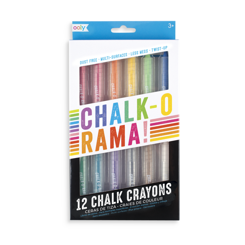 Chalk-O-Rama! 12 Chalk Crayons    