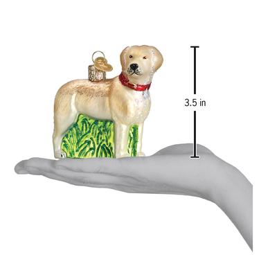 Old World Christmas - Standing Yellow Lab Ornament    