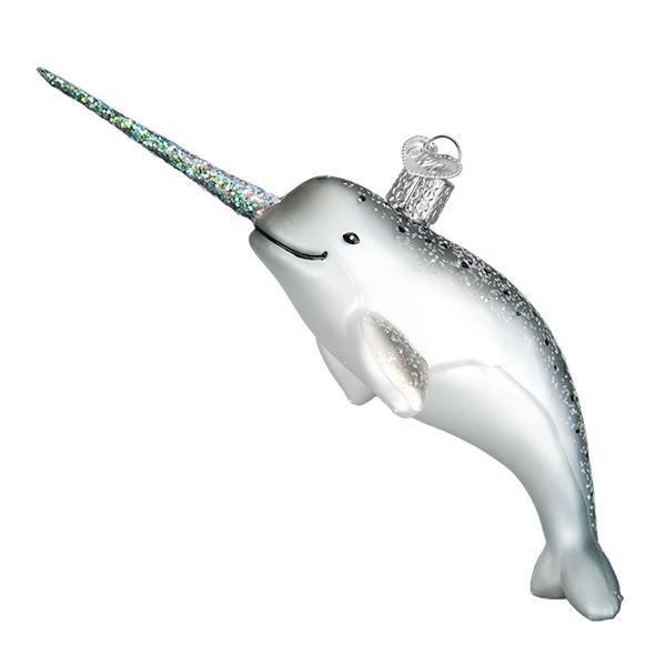 Old World Christmas - Narwhal Ornament    