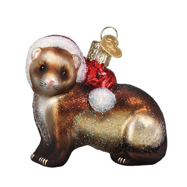 Old World Christmas Christmas Ferret Ornament    