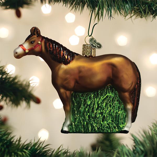 Old World Christmas - Quarter Horse Ornament    