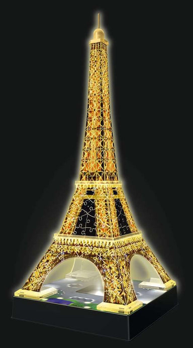 Eiffel Tower Night Edition - 216 Piece Lighted 3D Puzzle    