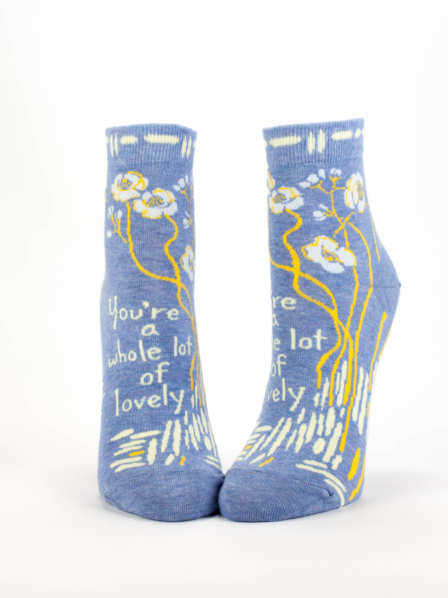Blue Q Women's Ankle Socks - You're a Whole Lot of Lovely    