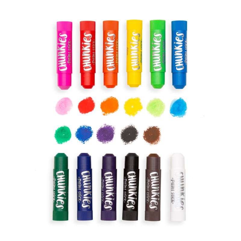 Chunkies Paint Sticks - 12 Bright Colors    