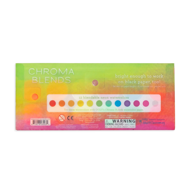 Chroma Blends - Neon Watercolor Set    
