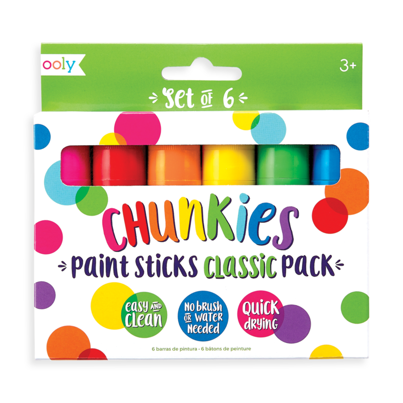 Chunkies Paint Sticks - 6 Classic Colors    