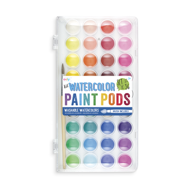 Lil' Watercolor Paint Pods - 36 Washable Colors    