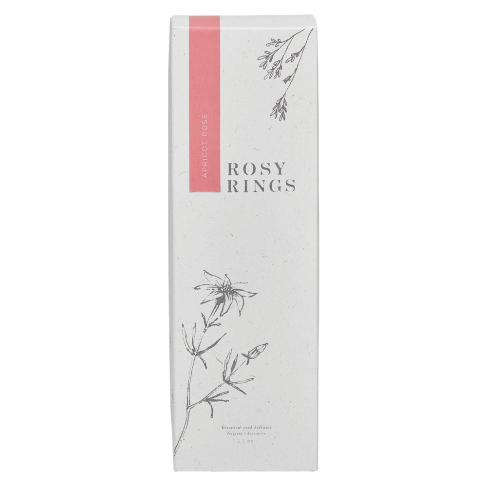 Rosy Rings Apricot Rose Botanical Reed Diffuser    