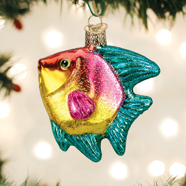 Old World Christmas Tropical Angel Fish Ornament    