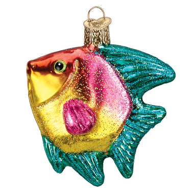 Old World Christmas Tropical Angel Fish Ornament    