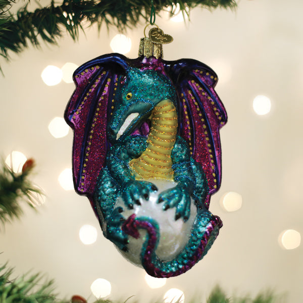 Old World Christmas Fantasy Dragon Ornament    