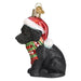 Old World Christmas - Holiday Black Labrador Puppy Ornament    