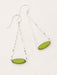 Holly Yashi Collette Small Drop Earrings - Lime    