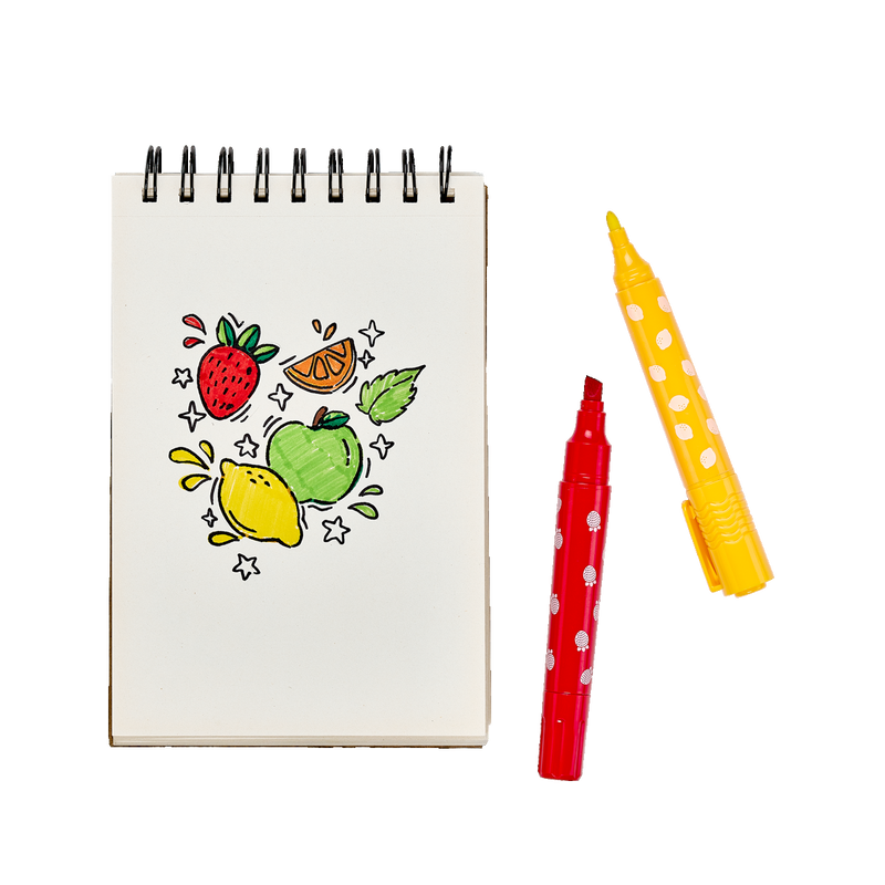 Yummy Yummy - 12 Scented Double Ended Washable Markers    
