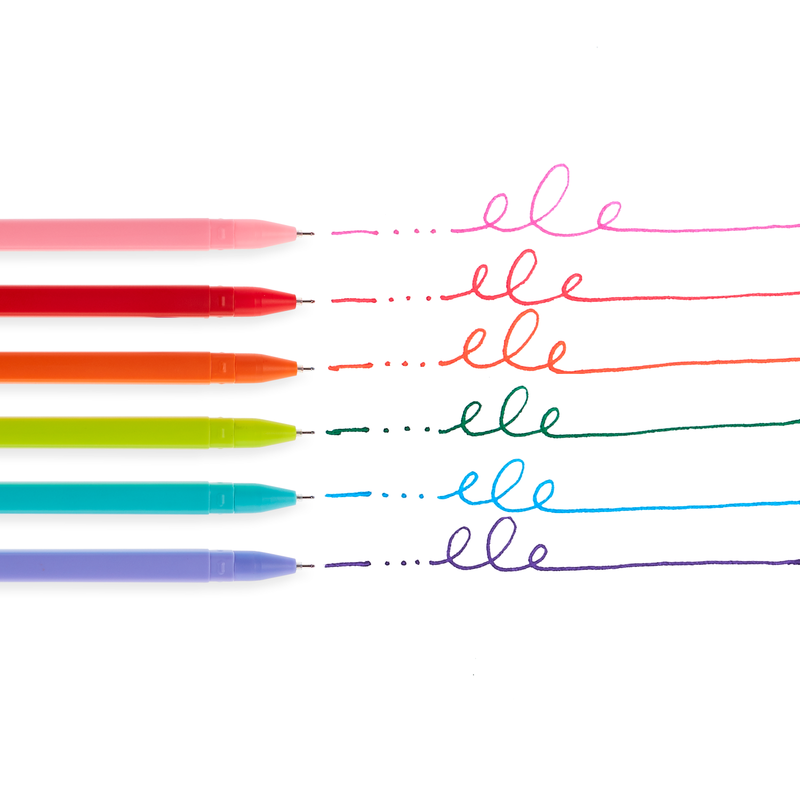 Fine Line - 6 Fine Tip Colored Gel Pens — Bird in Hand
