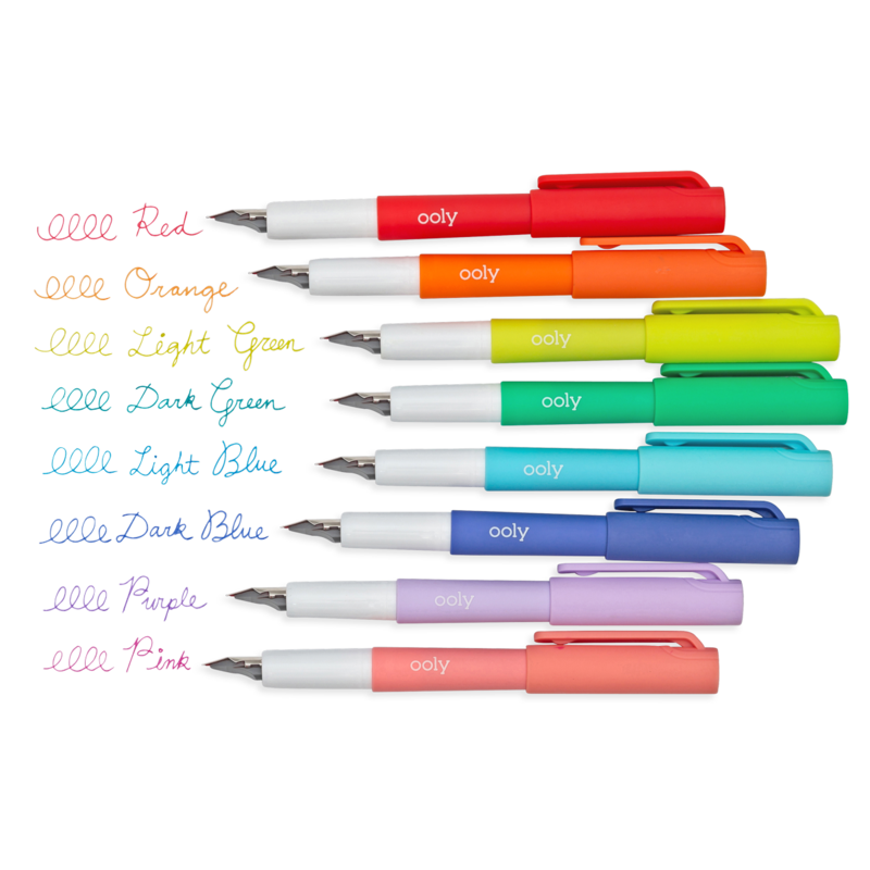Color Write - 8 Colored Fountain Pens — Bird in Hand